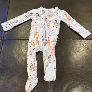 Posh Peanut Safari Animal Print Footie